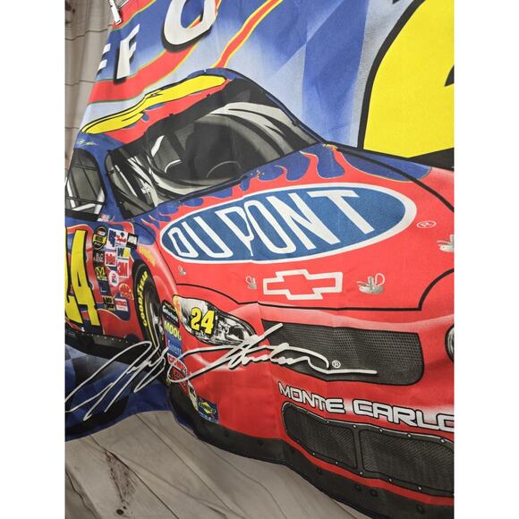 Jeff Gordon # 24 DUPONT DOUBLE SIDED 3ft x 5ft FLAG Banner NASCAR Racing 2006 - Picture 9 of 14